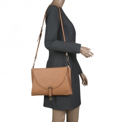 Pre Owned حقيبة كتف سالفاتوري فيراغام جلد بني سوفت