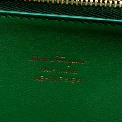 Pre Owned Salvatore Ferragamo Black Floral Painted Leather Aileen Top Handle Bag