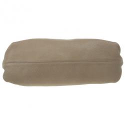 مملوكة مسبقًا Salvatore Ferragamo Taupe Leather Fanisa Hobo