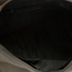 مملوكة مسبقًا Salvatore Ferragamo Taupe Leather Fanisa Hobo