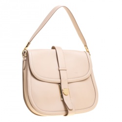 Pre Owned حقيبة كتف سالفاتوري فيراغامو ايلي جلد بيج