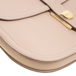 Pre Owned حقيبة كتف سالفاتوري فيراغامو ايلي جلد بيج