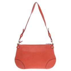 مملوكة مسبقًا Salvatore Ferragamo Red Leather Small Shoulder Bag