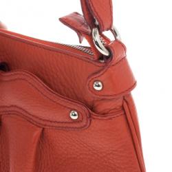 مملوكة مسبقًا Salvatore Ferragamo Red Leather Small Shoulder Bag