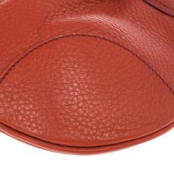 مملوكة مسبقًا Salvatore Ferragamo Red Leather Small Shoulder Bag