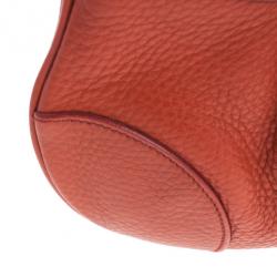 مملوكة مسبقًا Salvatore Ferragamo Red Leather Small Shoulder Bag