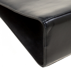 Pre Owned حقيبة كتف سالفاتوري فيراغامو جلد جلد سوداء