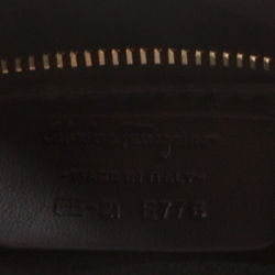 Pre Owned Salvatore Ferragamo Black Leather Elly Shoulder Bag