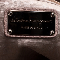 Salvatore Ferragamo Dusty Pink Leather Hobo
