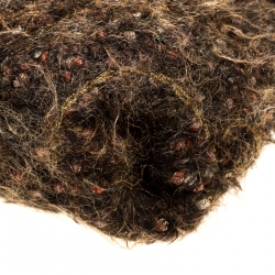 Pre Owned حقيبة سالفاتوري فيراغامو ماريسا صوف بني ميتاليك