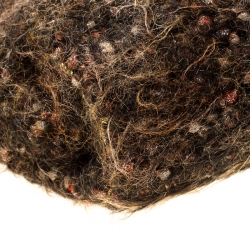 Pre Owned حقيبة سالفاتوري فيراغامو ماريسا صوف بني ميتاليك