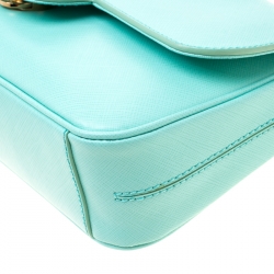 مملوكة مسبقًا حقيبة سالفاتوري فيراغامو قلاب غانسيني جلد خضراء فاتحة