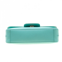 مملوكة مسبقًا حقيبة سالفاتوري فيراغامو قلاب غانسيني جلد خضراء فاتحة