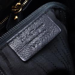Pre Owned Salvatore Ferragamo Betulla Chain Handle Leather Shopper Tote