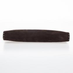 Pre Owned Salvatore Ferragamo Suede Stitch Shoulder Bag