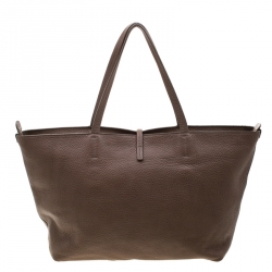 Pre Owned Salvatore Ferragamo Brown Leather Tote