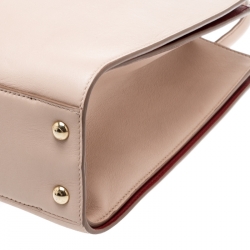 مملوكة مسبقًا Salvatore Ferragamo Beige Leather Medium Tote 