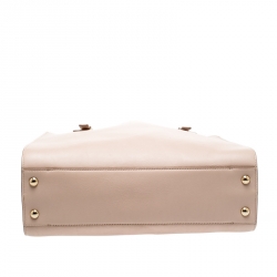 مملوكة مسبقًا Salvatore Ferragamo Beige Leather Medium Tote 