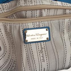 Pre Owned Salvatore Ferragamo Gancini Romana Hobo Bag