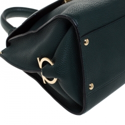 مملوكة مسبقًا حقيبة سالفاتوري فيراغامو صوفيا يد علوية متوسطة جلد بنفسجية