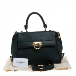 مملوكة مسبقًا حقيبة سالفاتوري فيراغامو صوفيا يد علوية متوسطة جلد بنفسجية