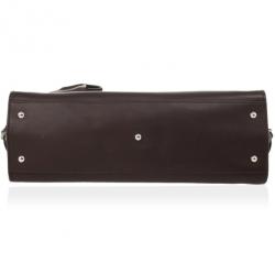 Pre Owned Salvatore Ferragamo Brown Logo Satchel