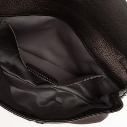 مملوكة مسبقًا Salvatore Ferragamo Bronze Leather Clutch