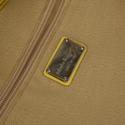 Pre Owned Salvatore Ferragamo Patent Yellow Tote 