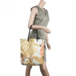 مملوكة مسبقًا Salvatore Ferragamo Reversible Printed Tote