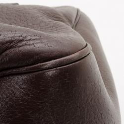 مملوكة مسبقًا Salvatore Ferragamo Leather Flap Front Top Handle Bag