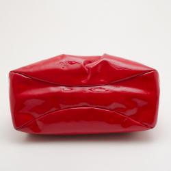 مملوكة مسبقًا Salvatore Ferragamo Red Selene Patent Tote