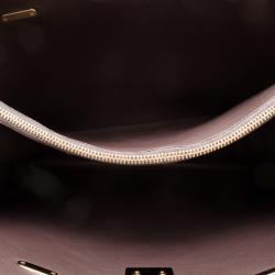 Pre Owned Salvatore Ferragamo Black Malina North South Tote