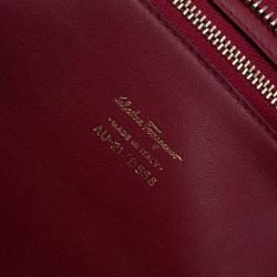 مملوكة مسبقًا Salvatore Ferragamo Multicolor Leather Laser Cut Shopper Tote