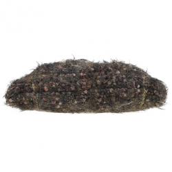 مملوكة مسبقًا Salvatore Ferragamo Brown Metallic Wool Marisa Satchel