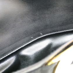 Pre Owned Salvatore Ferragamo Black Vara Leather Crossbody