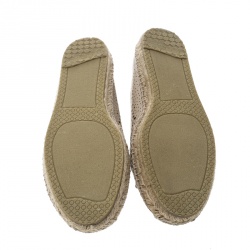 Pre Owned حذاء اسبادريل سالفاتوري فيراغاو غلاكسي جلد بيج مقاس 40.5