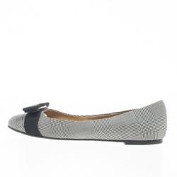 Pre Owned Salvatore Ferragamo Varina Bow Ballet Flats Size 39