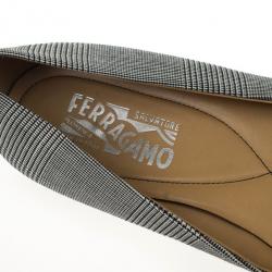 Pre Owned Salvatore Ferragamo Varina Bow Ballet Flats Size 39