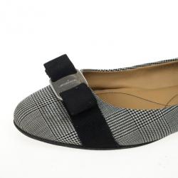 Pre Owned Salvatore Ferragamo Varina Bow Ballet Flats Size 39