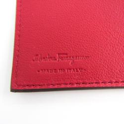 Pre Owned Salvatore Ferragamo Red Leather Planner Cover