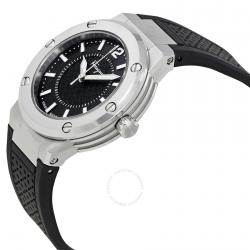 Pre Owned Salvatore Ferragamo Black Stainless Steel F-80 Women's Wristwatch 33MM