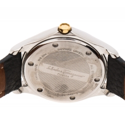 Pre Owned  Salvatore Ferragamo Silver Grey Stainless Steel FFV010016 Women's Wristwatch 33 mm