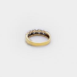 Salvini 18 K White & Yellow Gold Diamond Ring Size 56