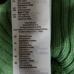 Pre Owned Sandro Green Crochet Knit Top M