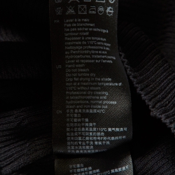 Pre Owned Sandro Black Knit Cropped Top S