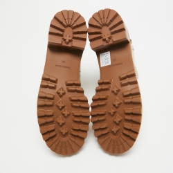 Pre Owned See by Chloe Pink Leather Ankle Boots Size 40