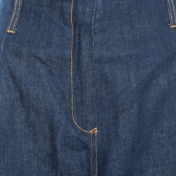 Pre Owned See by Chloe Indigo Dark Wash Denim High Waist Half Culottes S