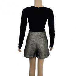See By Chloe Metallic Shorts S