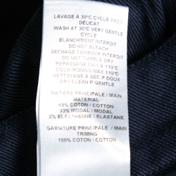 Pre Owned See by Chloe Navy Blue Straight Leg Cargo Pants M