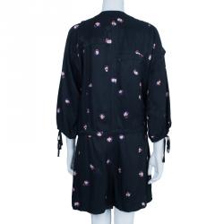 Pre Owned See by Chloe Long Sleeve Floral Print Romper S